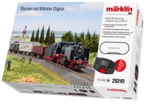 Märklin 29249 - H0 - Start-Set Nahgüterzug Dampflok BR 24, DB, Ep. III  - AC-Sound